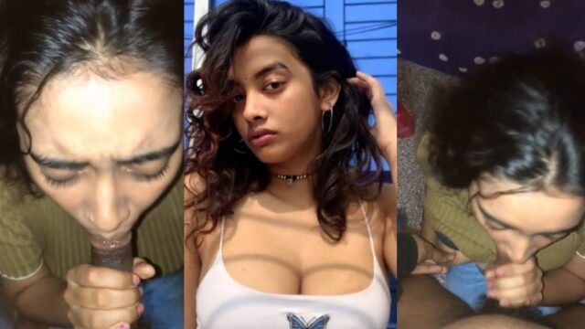 Horny Sexy Slim Babe Ezaz Opa Fucking Roughly with Boyfriend and Giving Hard Blowjob