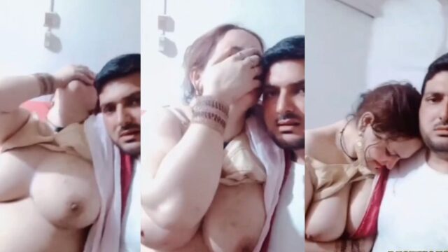 Rajasthani Dewar Shy Bhabhi Ke Big Boobs Camera Par Show Kar Raha Hai