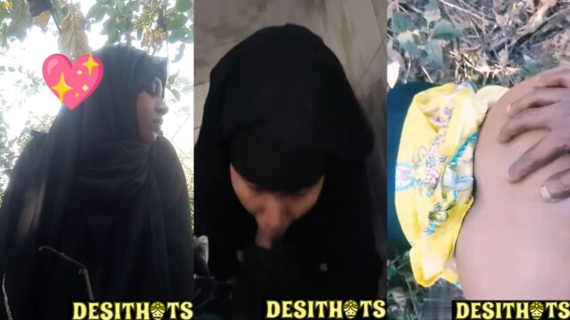 Hijabi girl fucking outdoors in Pakistani sex MMS