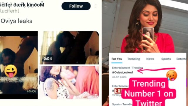 South Indian Actress Oviya Nude Blowjob Leaked Video with Tattoo Match Confirm