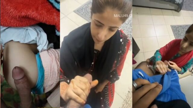Beautiful Pakistani Wife Giving Blowjob and Fucking Her Lover