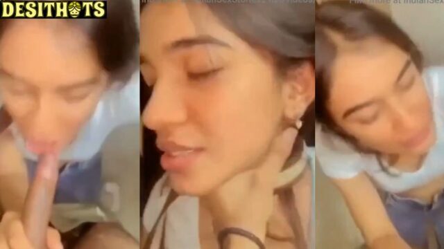 Sweet Punjabi Beauty Sucking Cock and Balls MMS Clip