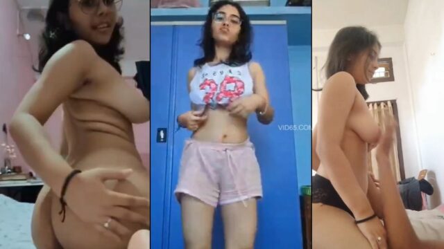 Horny College GF Showing Sexy Figure While Fucking