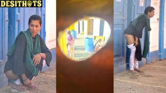 Indian Housewife Outdoor Pissing Secretly Recorded Scandal
