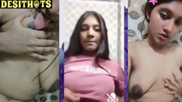 College Girl Shows Nude Body and Fingers Pussy