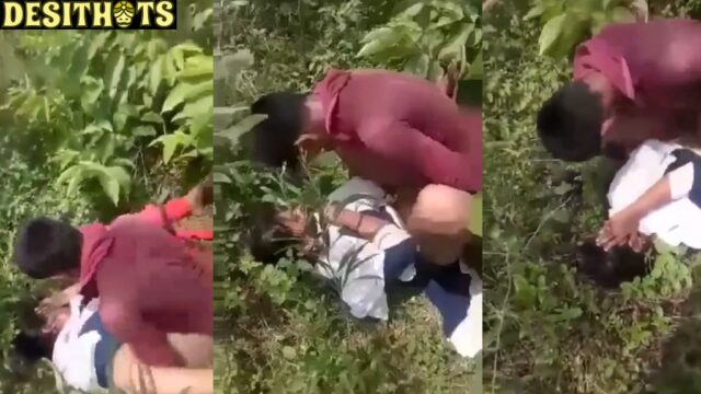 Beautiful Desi Lovers Having Sex in the Bush